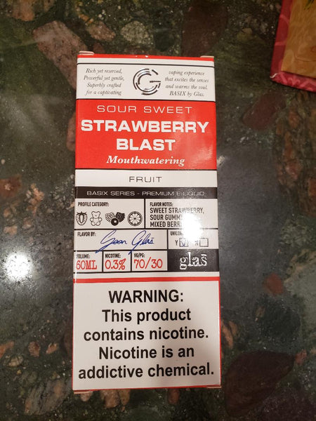 GLAS Basix - Strawberry Gummy E liquid